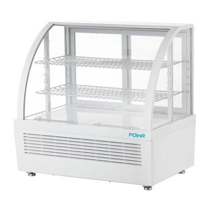 Polar C-Series Countertop Display Fridge 100Ltr White • PAS-CU637-A