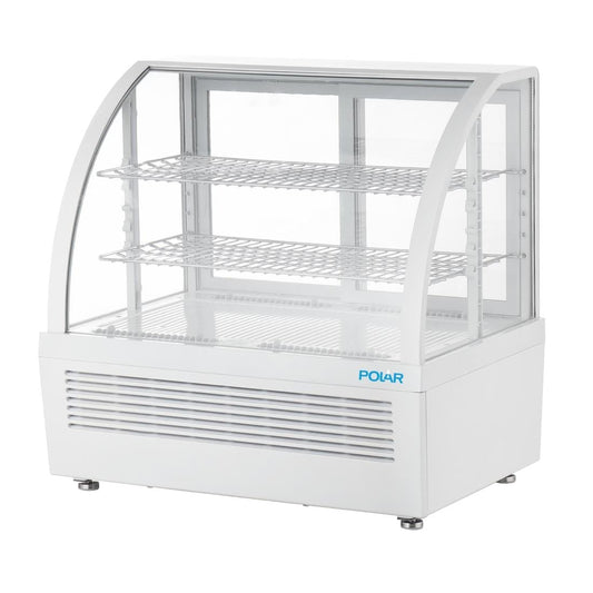Polar C-Series Countertop Display Fridge 100Ltr White • PAS-CU637-A