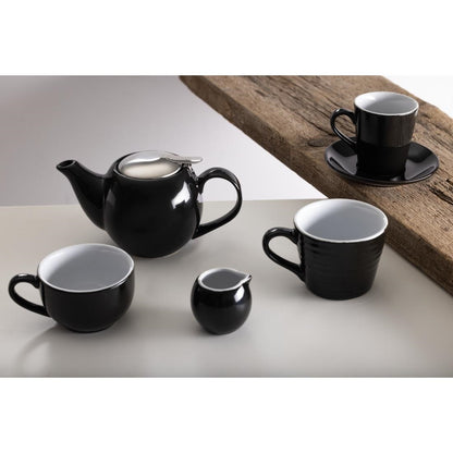 Olympia Cafe Coffee Cup Black - 230ml 8fl oz (Box 12) • PAS-CU953