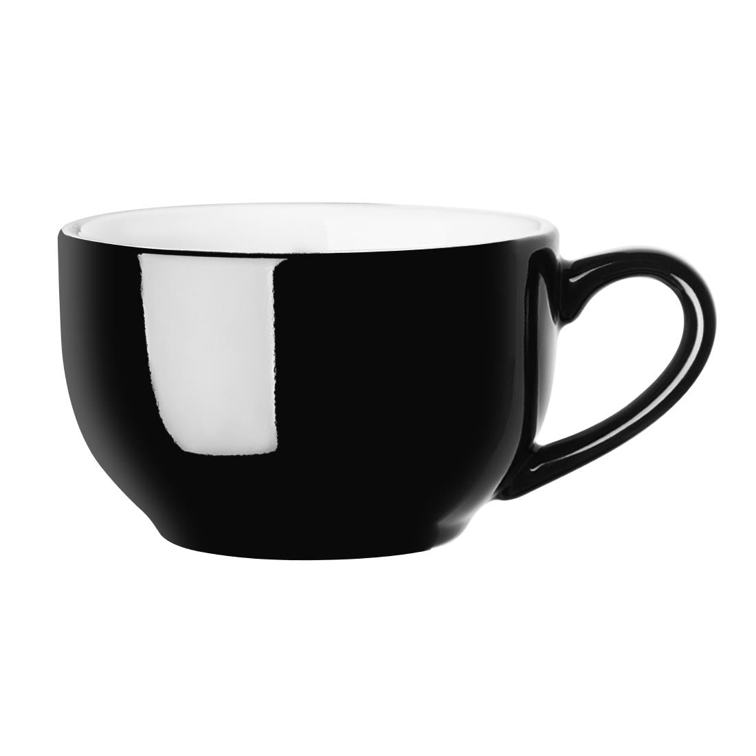 Olympia Cafe Coffee Cup Black - 230ml 8fl oz (Box 12) • PAS-CU953