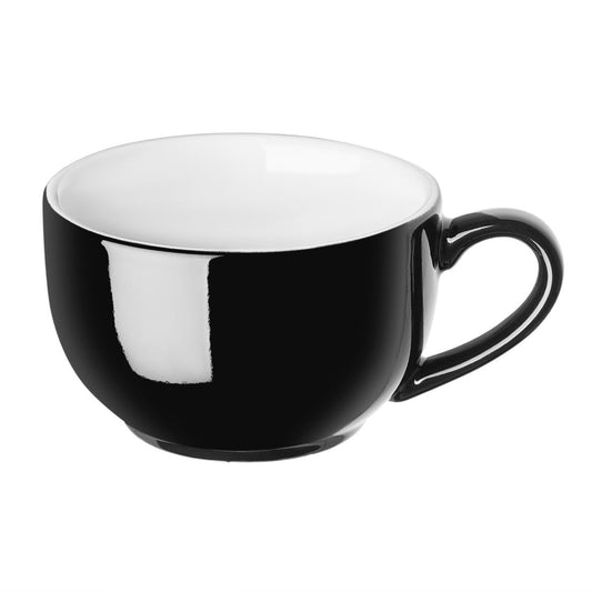 Olympia Cafe Coffee Cup Black - 230ml 8fl oz (12 Pack) (230ml/8oz | Pack quantity: 12) • PAS-CU953