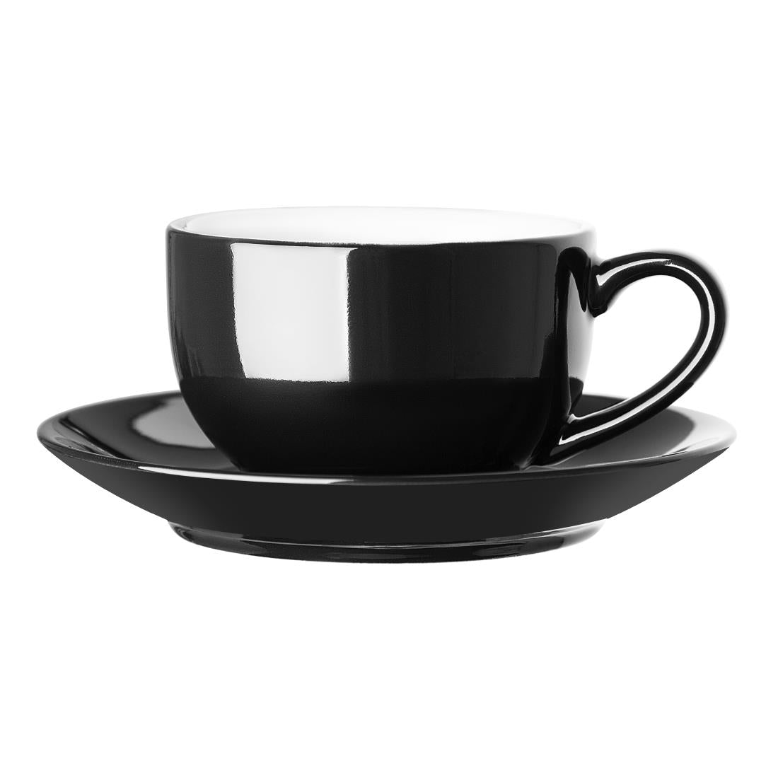 Olympia Cafe Coffee Cup Black - 230ml 8fl oz (Box 12) • PAS-CU953