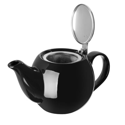 Olympia Cafe Teapot Black - 510ml 18fl oz (Box 1) • PAS-CU958