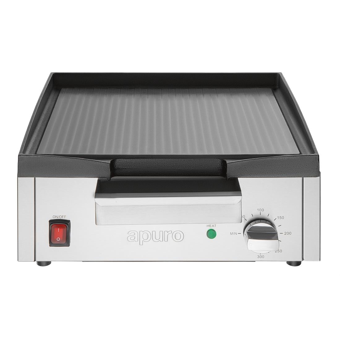 Apuro Cast Iron Countertop Griddle 2.8kW • PAS-CU966-A