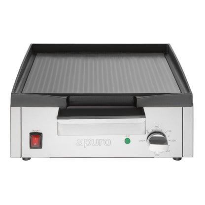 Apuro Cast Iron Countertop Griddle 2.8kW • PAS-CU966-A