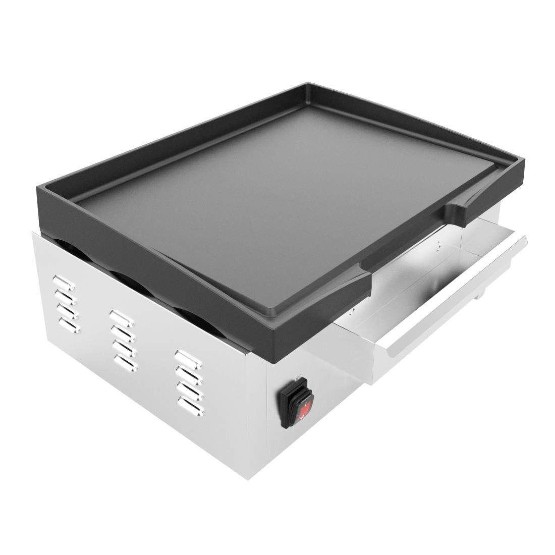 Apuro Cast Iron Countertop Griddle 2.8kW • PAS-CU966-A