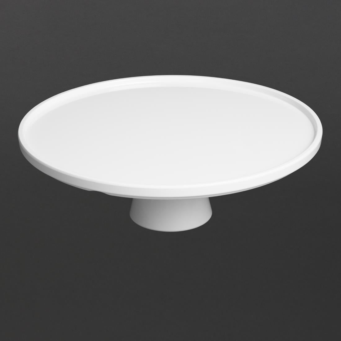 Olympia Kristallon Melamine Round Cake Stand 330x140mm (330(Ø) x 110(H)mm / 12.9x4.3") • PAS-CU988