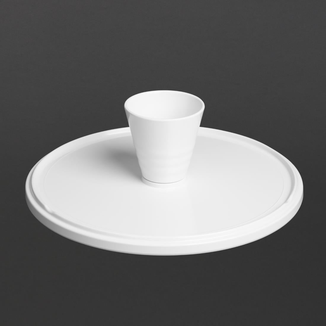 Olympia Kristallon Melamine Round Cake Stand 330x140mm (330(Ø) x 110(H)mm / 12.9x4.3") • PAS-CU988