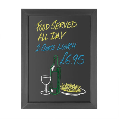 Olympia Wallboard Black Wooden Frame 450x600mm (Dimensions: 450(W) x 600(H)mm / 17.7x23.6") • PAS-CU990