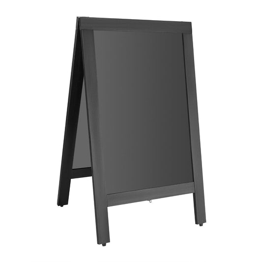 Olympia Pavement Board Black Wooden Frame 500x850mm • PAS-CU992