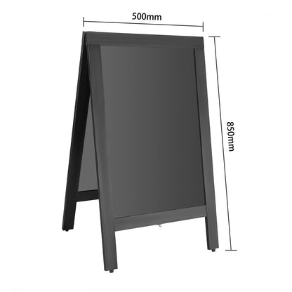 Olympia Pavement Board Black Wooden Frame 500x850mm • PAS-CU992