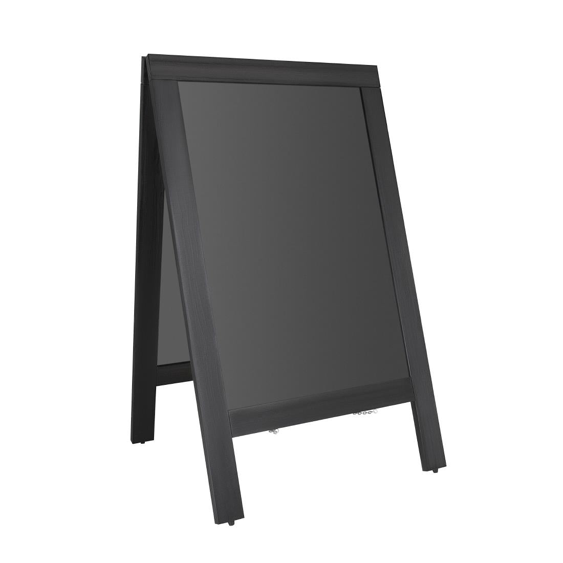 Olympia Pavement Board Black Wooden Frame 700x1200mm • PAS-CU993