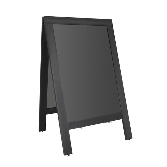 Olympia Pavement Board Black Wooden Frame 700x1200mm • PAS-CU993