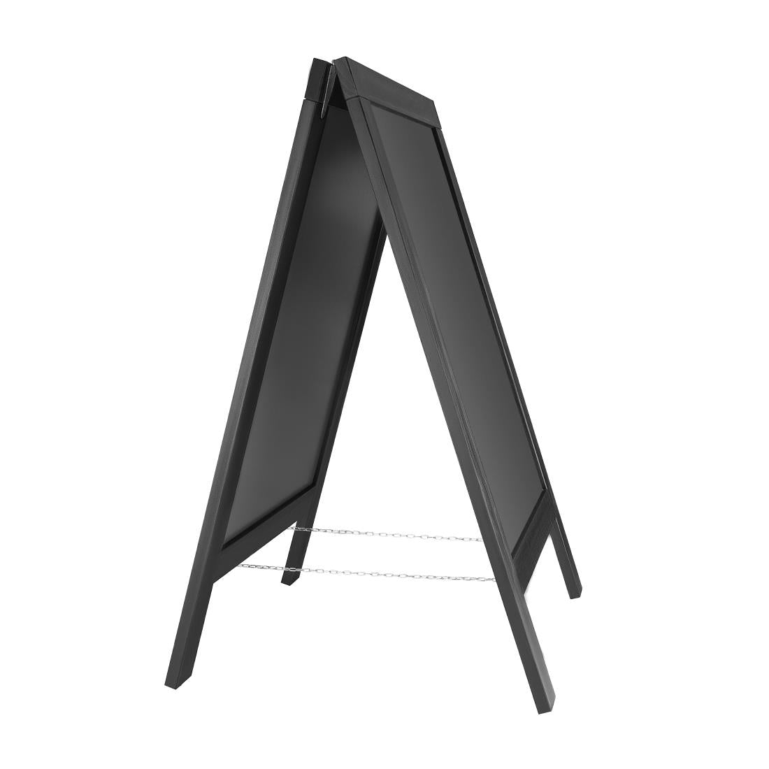 Olympia Pavement Board Black Wooden Frame 700x1200mm • PAS-CU993