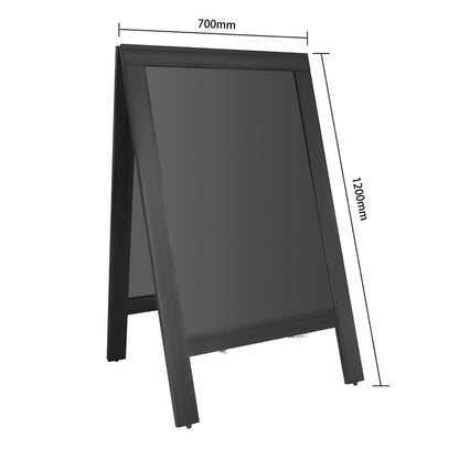 Olympia Pavement Board Black Wooden Frame 700x1200mm • PAS-CU993