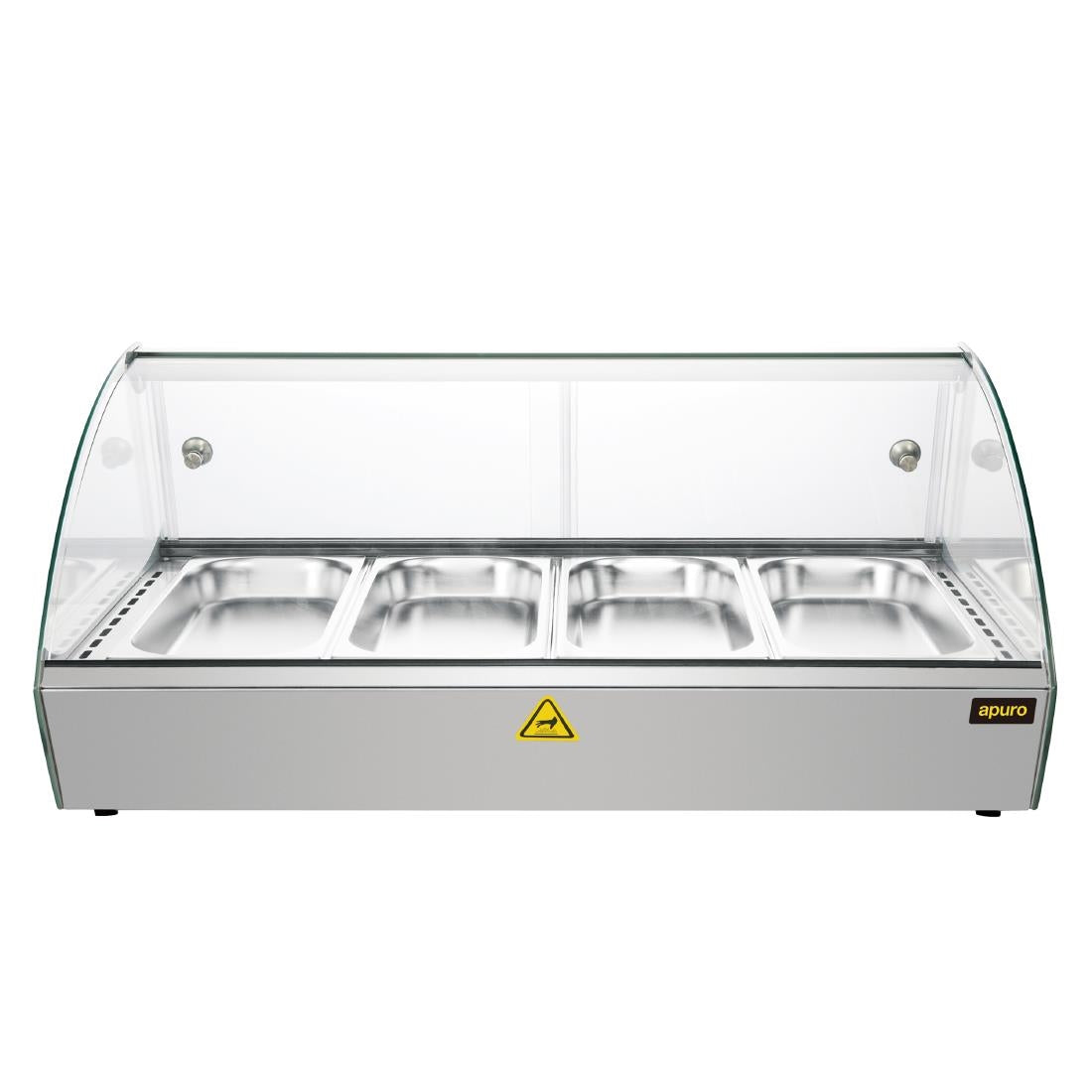 Apuro Countertop Heated Food Display 773mm • PAS-CW147-A