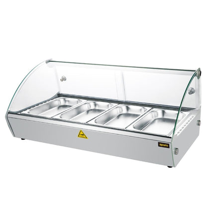 Apuro Countertop Heated Food Display 773mm • PAS-CW147-A