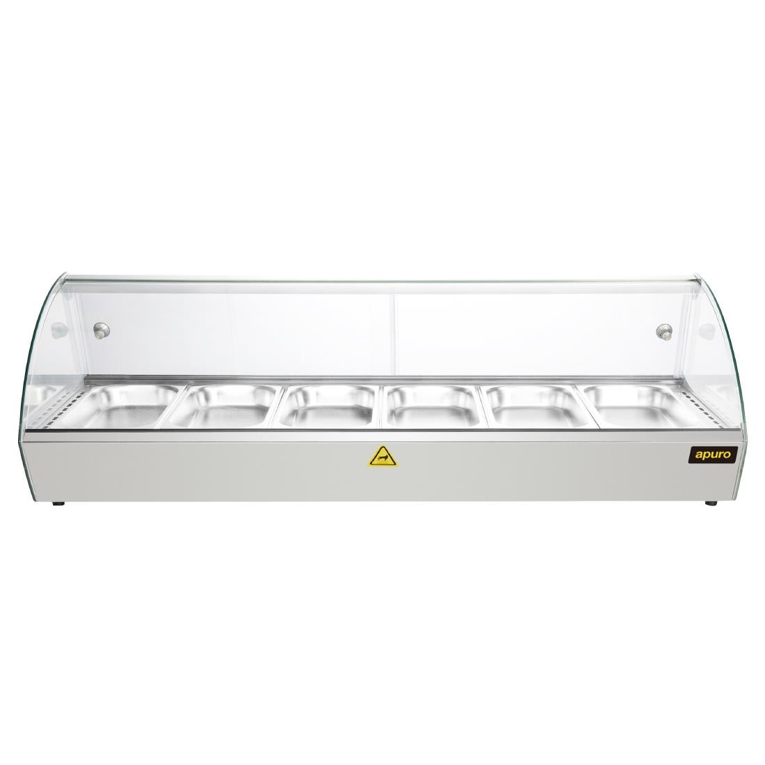 Apuro Countertop Heated Food Display 1127mm • PAS-CW148-A