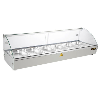 Apuro Countertop Heated Food Display 1127mm • PAS-CW148-A