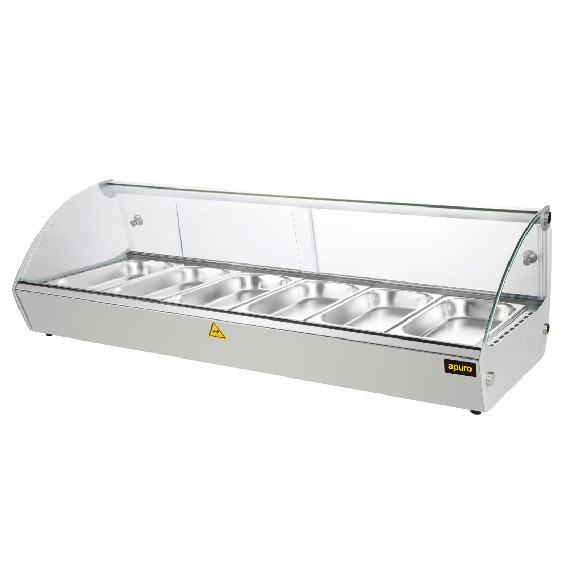 Apuro Countertop Heated Food Display 1127mm • PAS-CW148-A