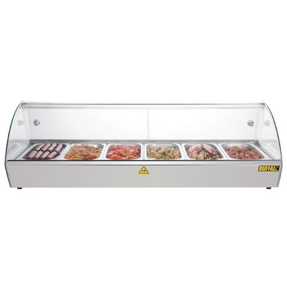 Apuro Countertop Heated Food Display 1127mm • PAS-CW148-A