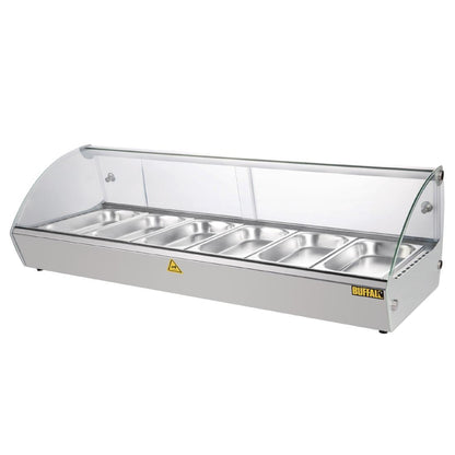 Apuro Countertop Heated Food Display 1127mm • PAS-CW148-A
