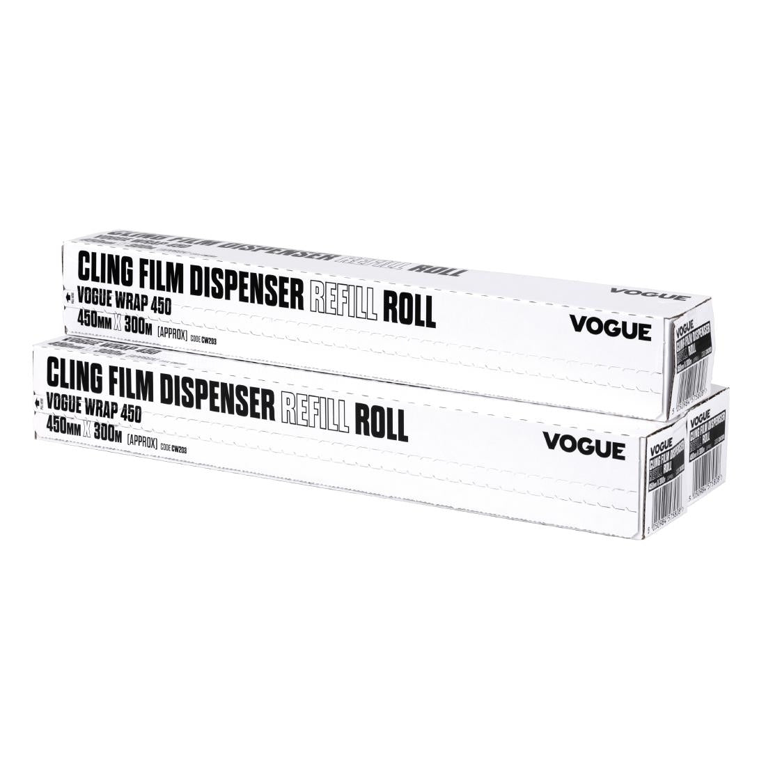 Vogue Cling Film 300m fits Wrap450 Dispenser (3 Pack) • PAS-CW203