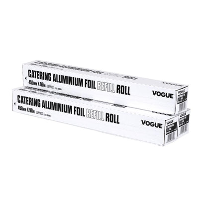 "Vogue Aluminium Foil 90m fits Wrap450 Dispenser (3 Pack)" • PAS-CW204