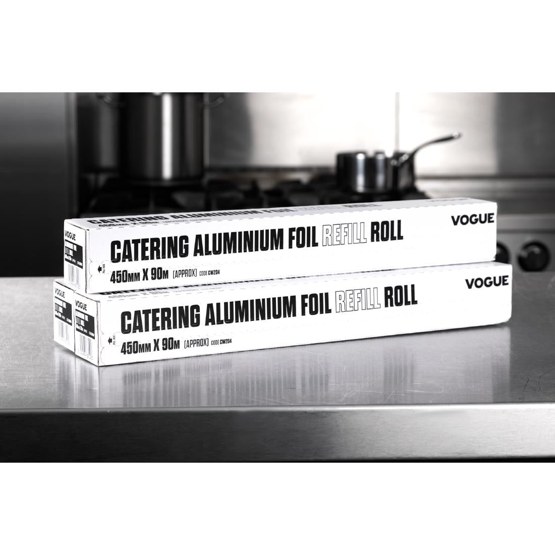 "Vogue Aluminium Foil 90m fits Wrap450 Dispenser (3 Pack)" • PAS-CW204