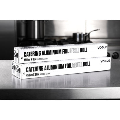 "Vogue Aluminium Foil 90m fits Wrap450 Dispenser (3 Pack)" • PAS-CW204