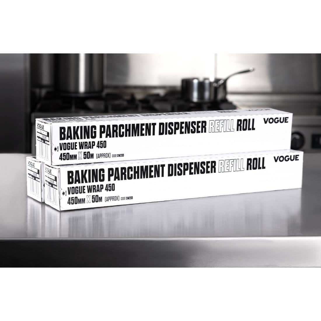 Baking Parchment Refills for Vogue Wrap450 Dispenser (3 Pack) • PAS-CW205