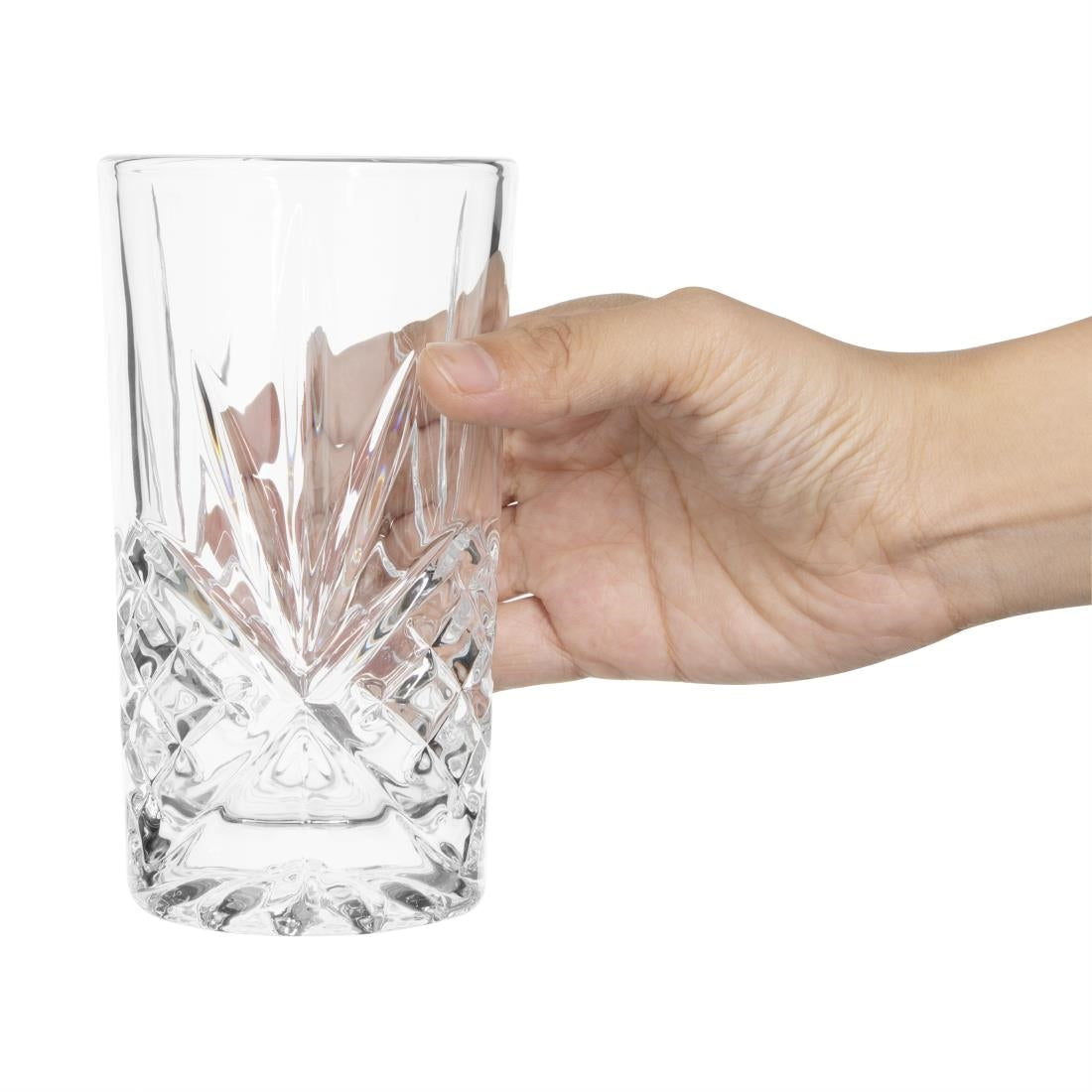 Olympia Old Duke Hi Ball Glasses 350ml (6 Pack) • PAS-CW392