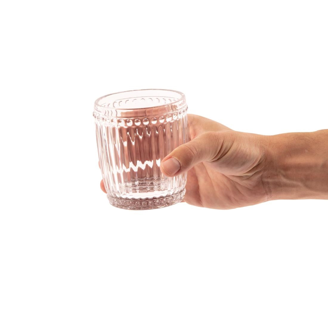 Olympia Baroque Whiskey Glasses Clear 325ml (6 Pack) (Pack of 6) • PAS-CW397