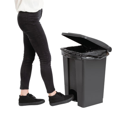 Jantex Pedal Bin Black 45Ltr • PAS-CW722