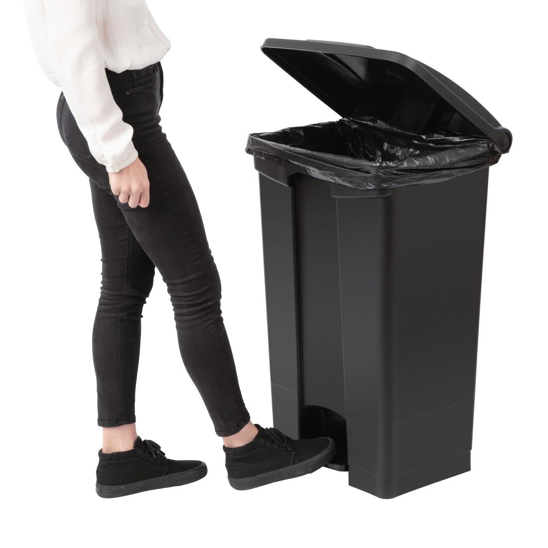 Jantex Pedal Bin Black 87Ltr • PAS-CW724