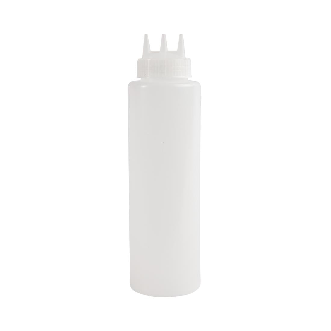 Vogue Clear 3 Nozzle Squeeze Bottle 1Ltr • PAS-CW726