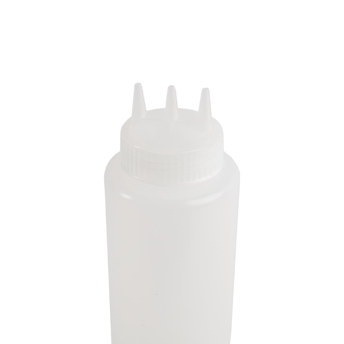 Vogue Clear 3 Nozzle Squeeze Bottle 1Ltr • PAS-CW726