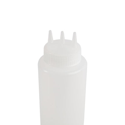 Vogue Clear 3 Nozzle Squeeze Bottle 1Ltr • PAS-CW726