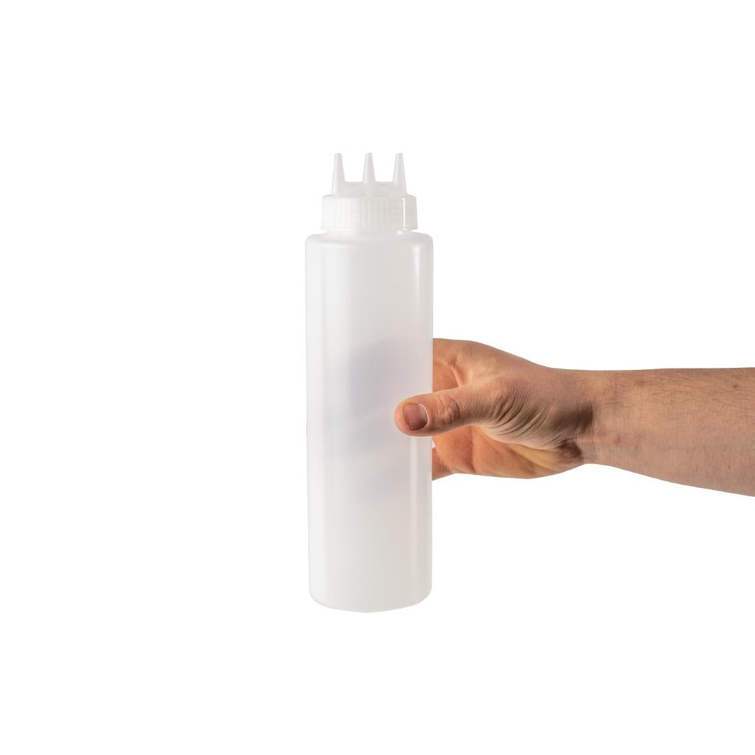 Vogue Clear 3 Nozzle Squeeze Bottle 1Ltr • PAS-CW726