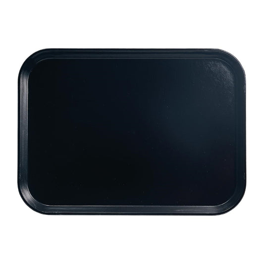 Cambro Camtray Fibreglass Rectangular Tray - Black - 460x355mm • PAS-CW778