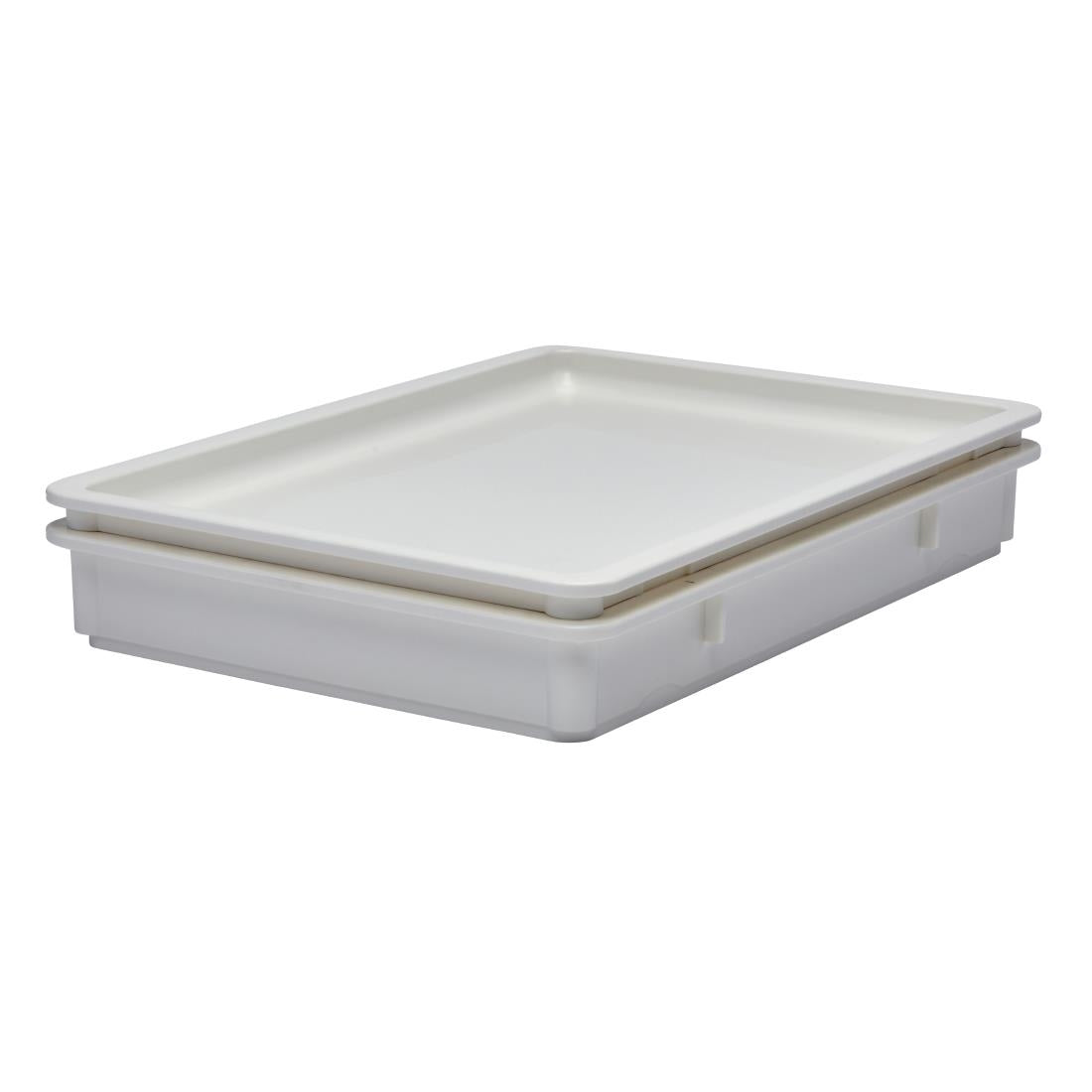 Cambro Pizza Dough Box - White - 460x660x76mm • PAS-CW800