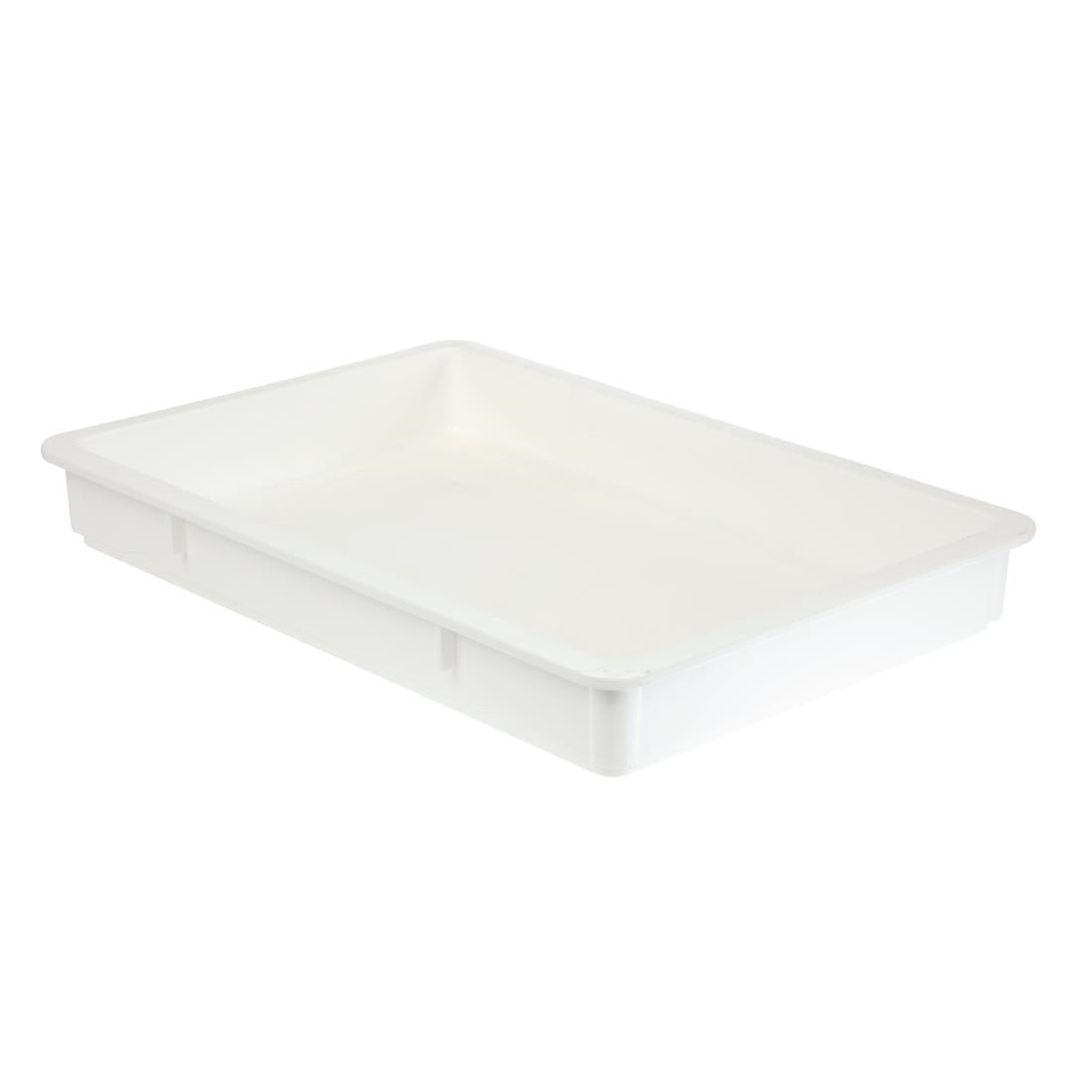 Cambro Pizza Dough Box - White - 460x660x76mm • PAS-CW800