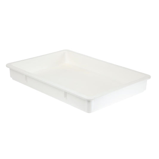 Cambro Pizza Dough Box - White - 460x660x76mm • PAS-CW800
