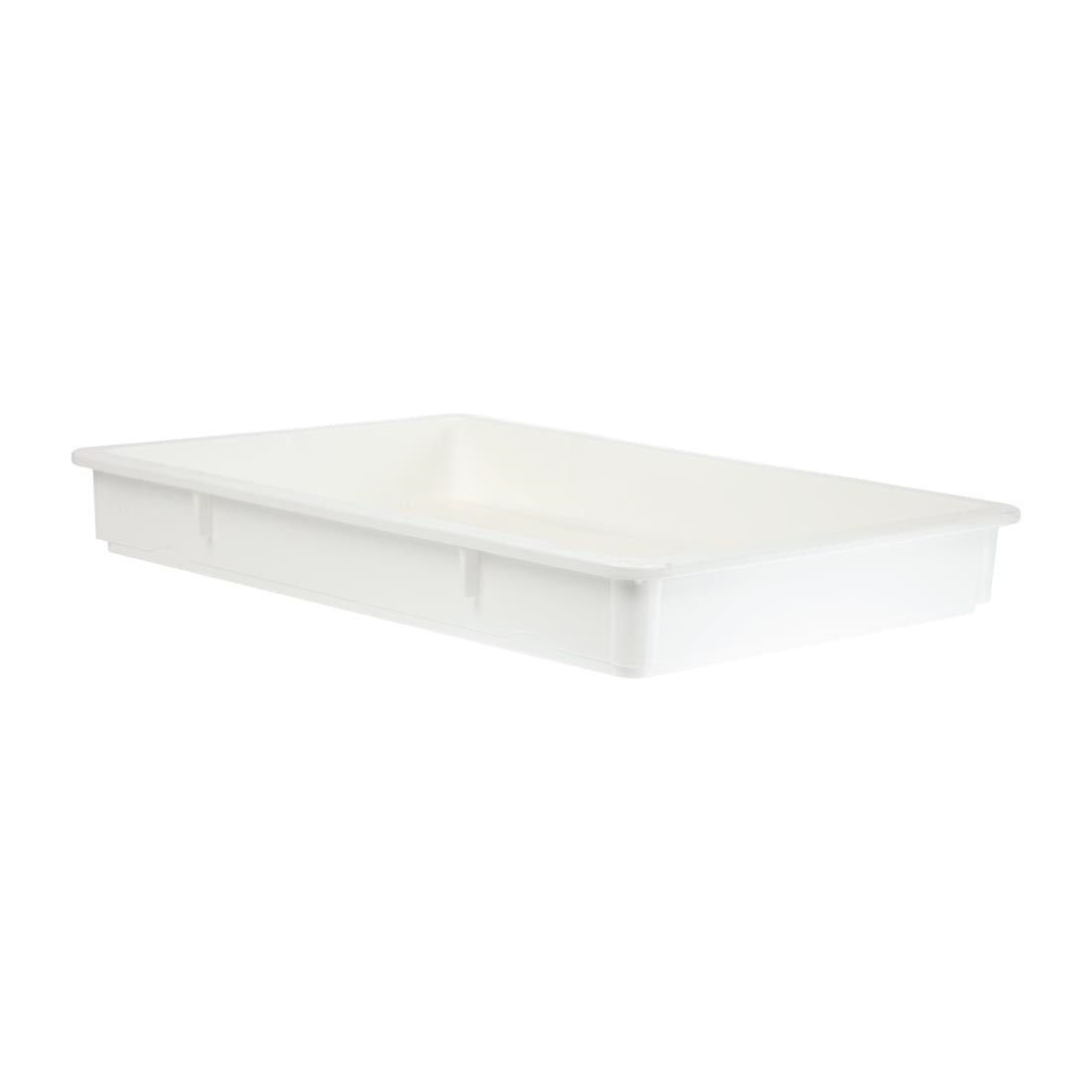 Cambro Pizza Dough Box - White - 460x660x76mm • PAS-CW800