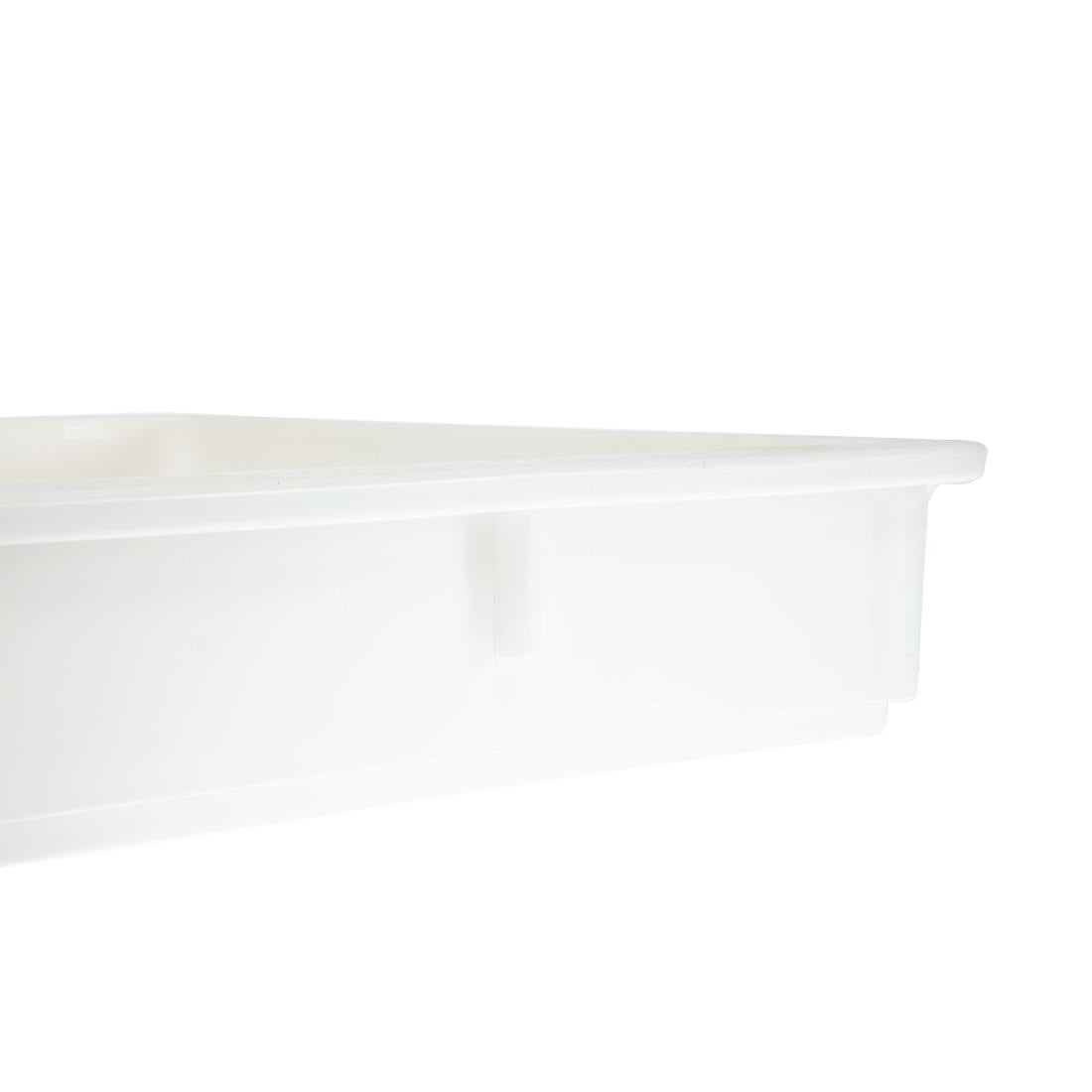 Cambro Pizza Dough Box - White - 460x660x76mm • PAS-CW800