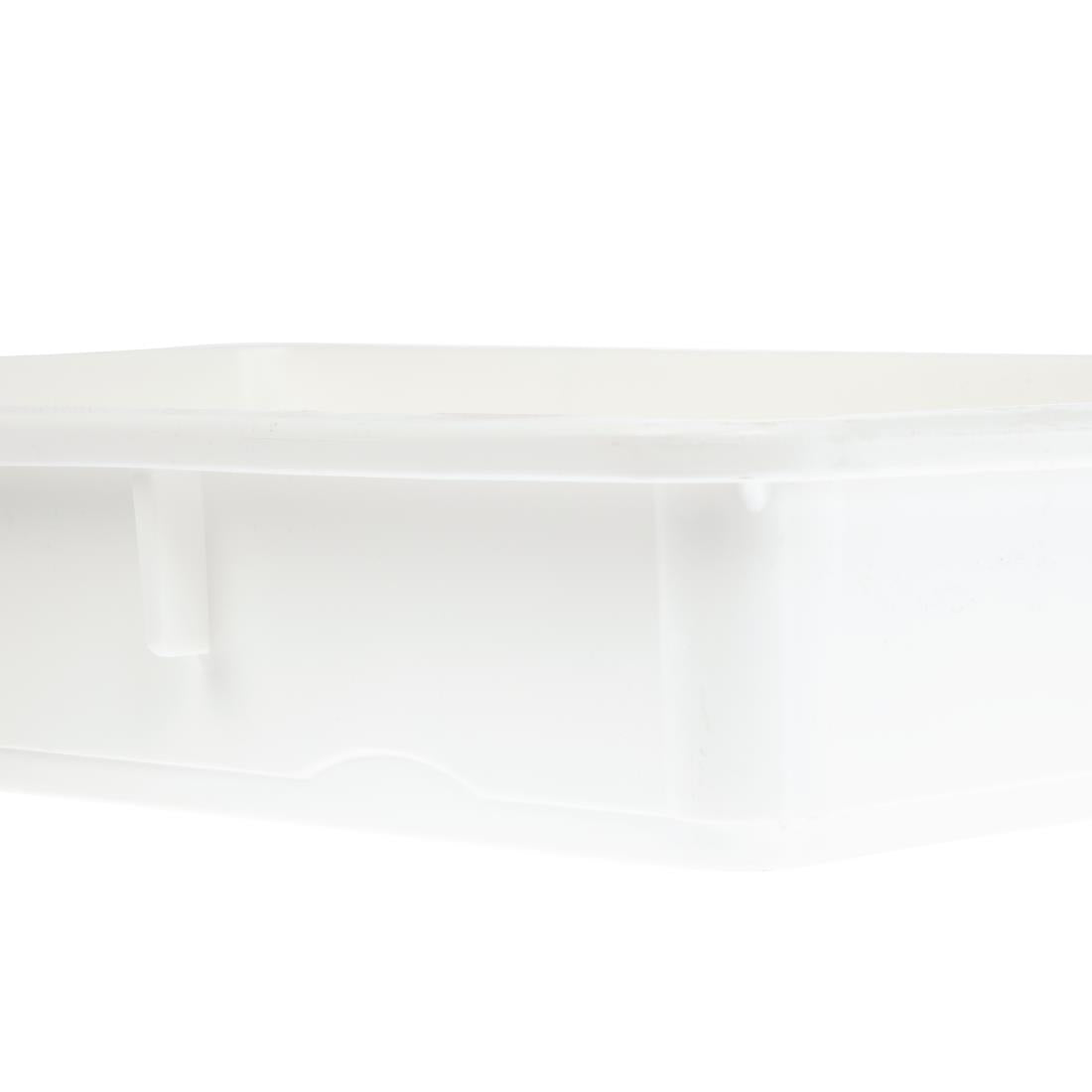 Cambro Pizza Dough Box - White - 460x660x76mm • PAS-CW800