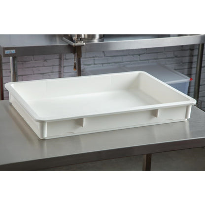 Cambro Pizza Dough Box - White - 460x660x76mm • PAS-CW800