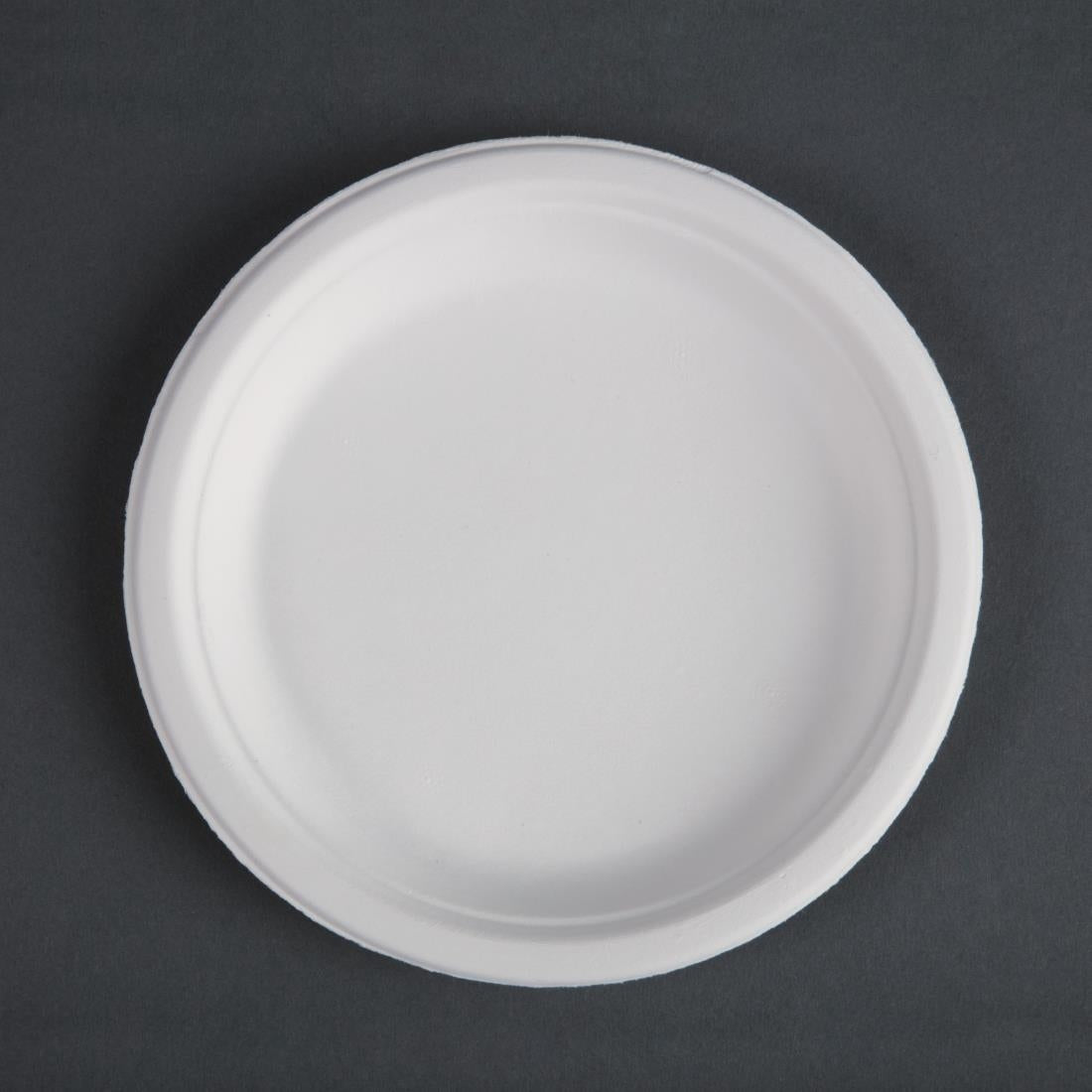 Fiesta Compostable Bagasse Plates Round 179mm (Pack of 50) • PAS-CW905