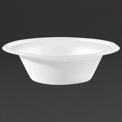 Fiesta Compostable Bagasse Round Bowl 300ml (50 Pack) • PAS-CW906