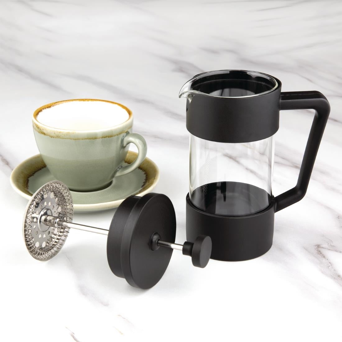 Olympia Contemporary Cafetiere Black 3 Cup • PAS-CW950